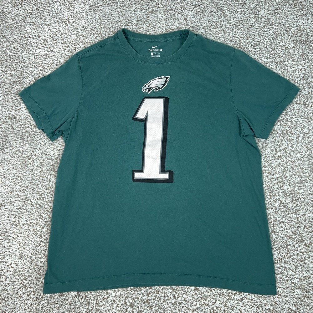 Philadelphia Eagles‎ Shirt Mens XL Green NFL Football Nike Jalen Hurts 1 Graphic
